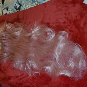 LAYERED LONG PINK WIG WITH CAP